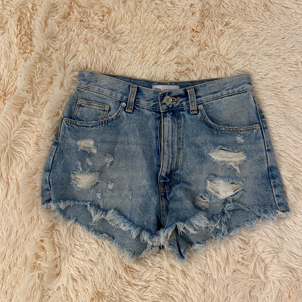 Zara Distressed Denim
